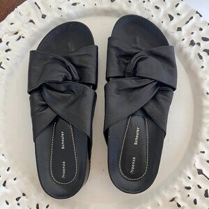 Proenza Schouler Never Worn Beautiful Black Slide Platforms